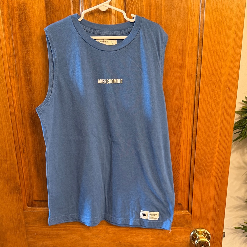 Abercrombie Blue Sleeveless Shirt